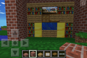 Deluxe tv, aquarium, and bookshelf set